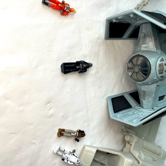 3 1995 Star Wars Micro Machines Action Fleet w/ Pilots - Picture 5 of 5